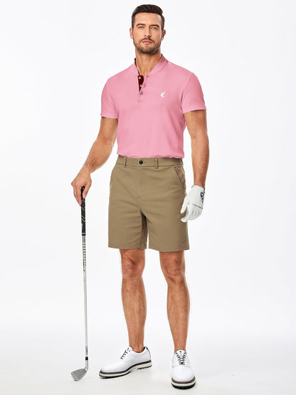 JMIERR Men's Polo Henley Shirt Moisture Wicking Quick Dry Summer Casual Short Sleeve Golf Polo T Shirts