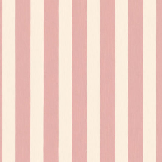 Peel and Stick Wallpaper Pink Cream Striped Vertical Stripes Wall Mural 17.7"x118" Self Adhesive Removable Contact Paper Renter Friendly Wallpaper for Kitchen Bedroom