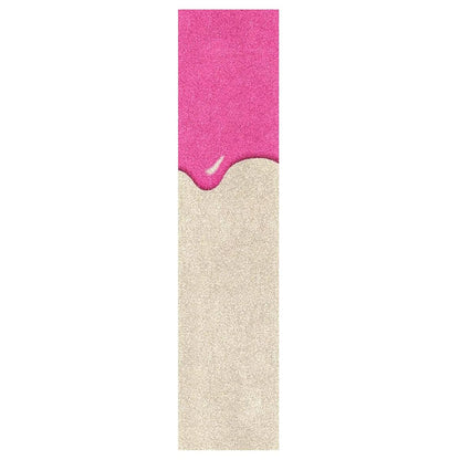 skateboard with grip tape anti slip fusion scooter grip tape Drip Style Pink Beige