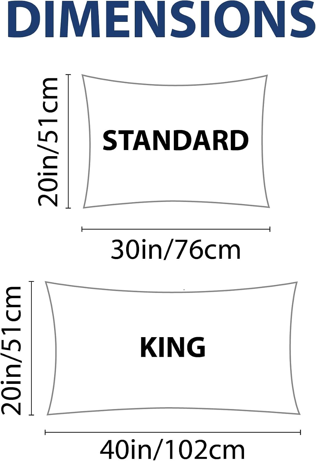 Cathay Home Hospitality 2-Piece Standard Pillowcase Set Hotel Collection - Twin, Twin XL, Full, Queen - Wrinkle & Fade Resistant Double Brushed Ultra Soft Microfiber - Blush, Standard (20" x 30")