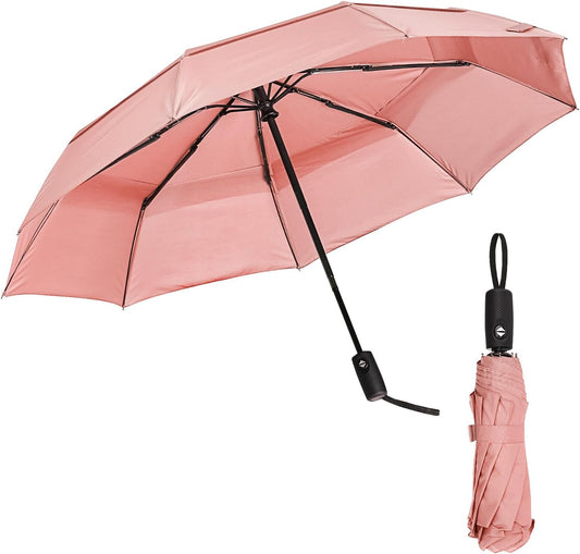 Mr. Pen- Windproof Travel Umbrella, Small Water-Resistant Automatic Folding Umbrella for Rain and Sun, Light, Compact and Portable for Women & Men, Fits Car & Backpack