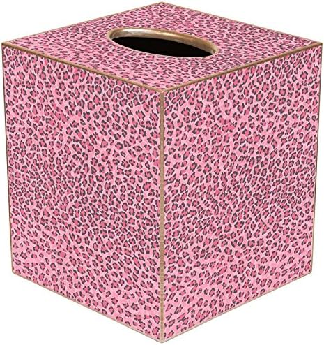 Marye-Kelley TB803 - Pink Leopard Tissue Box Cover