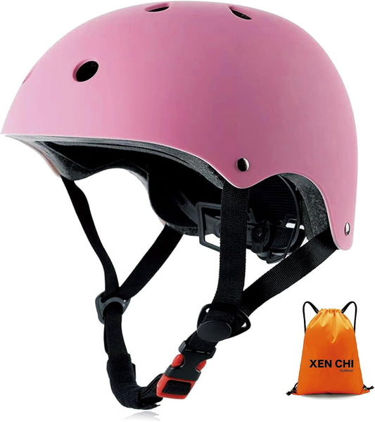 Kids Bike Helmet, Adjustable Multi-Sport Helmet for Cycling, Skateboard & Scooter, CPSC & ASTM Certified, 11 Vents, Includes Drawstring Bag