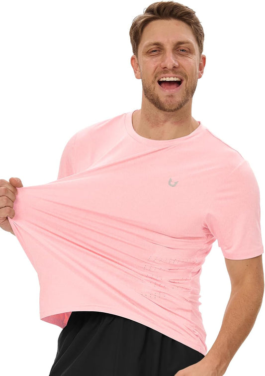NORTHYARD Men's Workout Athletic Shirts Gym Running T-Shirts Tennis Quick Dry Short Sleeve Shirt Active Lightweight Sports