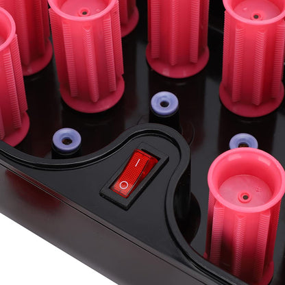 Yosoo Hair Perm Rods, 15pcs Electric Hot Rollers with Instant Heat, Clip Travel Hot Rollers for Long and Short Hair, 30mm, Pink (8ead9545-a6a7-4304-aaf7-72995c9eeadd)