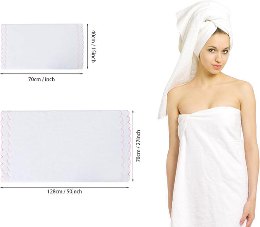 100% Cotton 600 GSM Fingertip Towels Cute Soft Absorbent Embroidered Scalloped Hand Towels Decorative for Bathroom Home Hotels (Pink, 2-Pack(27" L x 16" W/54 L x 27" W))