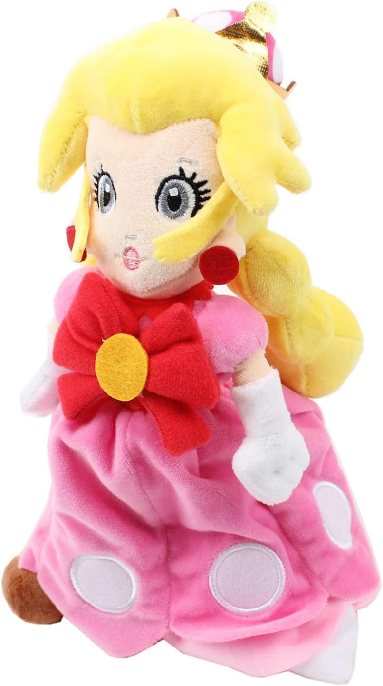 Princess Peach Plush Toy Stuffed Doll 11'' Figure