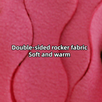 Warm Plush Guinea Pig Hut Habitat Hedgehog Hideout Rat House for Small Animal Rabbit,Washable Chinchilla Hamster Bed Cozy Nest Cage Accessories (Pink,Small)