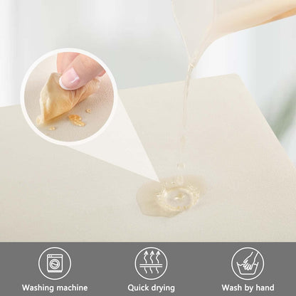 Pink and Light Blue Marble Texture Decorative Coffee Mat for Kitchen Leather Absorbent Coffee Machine Accessories for Countertop