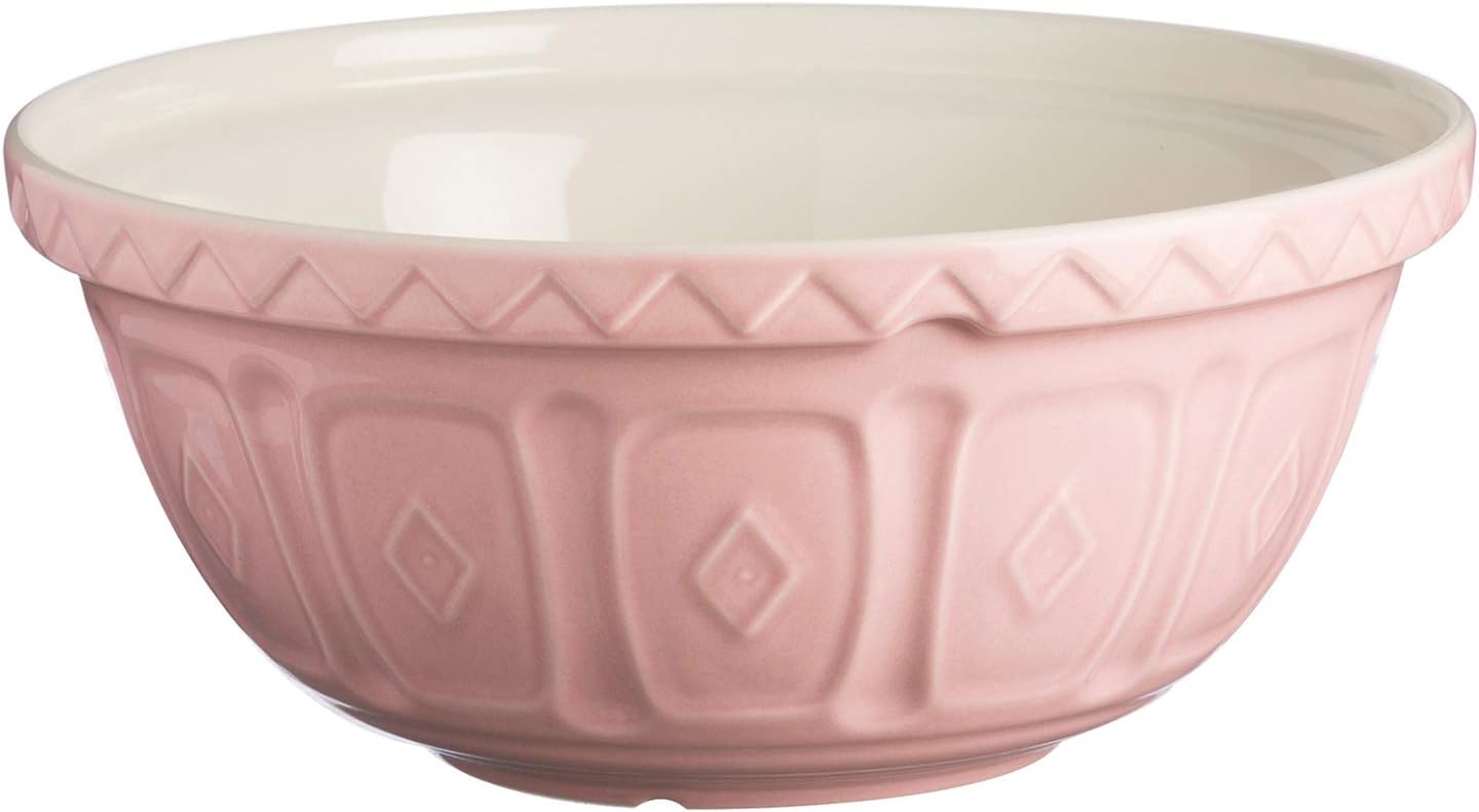 Mason Cash | Color Mix S18 Powder Pink Mixing Bowl - 2.85 Quart