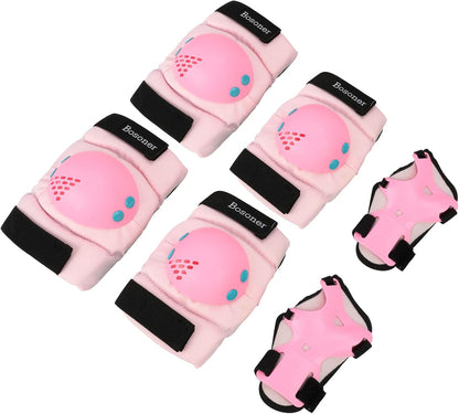BOSONER Kids/Youth Knee Pad Elbow Pads for Roller Skates Cycling BMX Bike Skateboard Inline Rollerblading, Skating Skatings Scooter Riding Sports