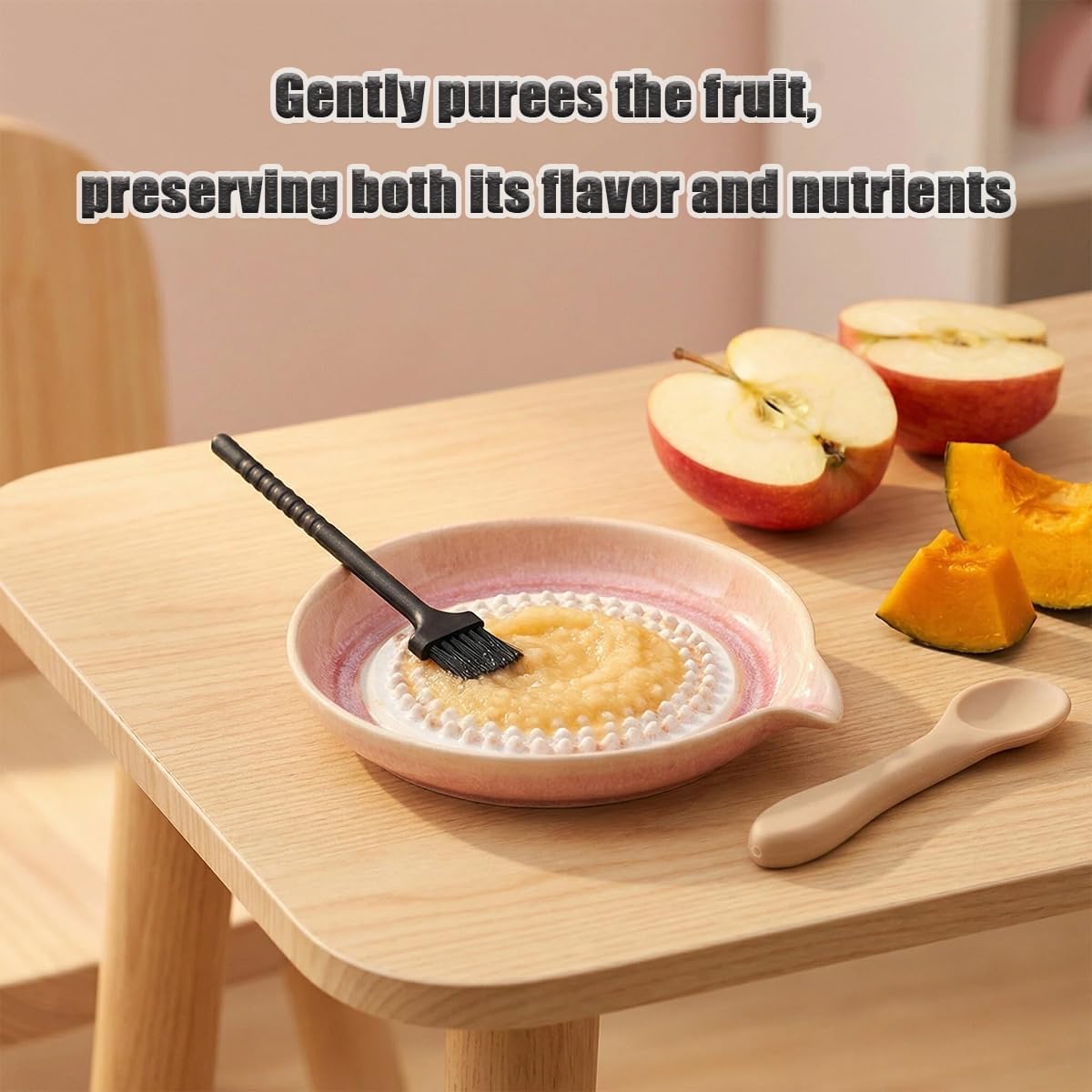 New Gradient Ceramic Grater Plate, Exquisitely Handcrafted Ginger Grater Plate for Chocolate, Fruits, Vegetables, Ginger, Garlic, and Cheese (Pink)