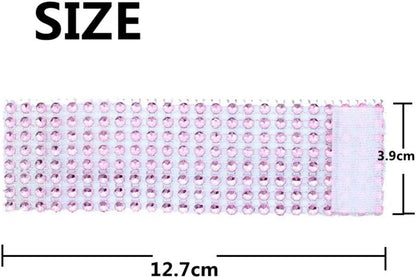 King&Pig 50pcs Plastic Napkin Rings Hotel Wedding Chair Sash Napkin Rings for Party Decorations (Pink)
