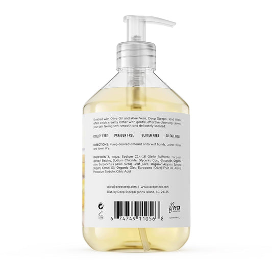 Deep Steep Liquid Hand Wash, 17.6 Ounces (Peach Praline)