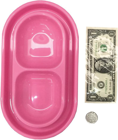 Cat Kitten Dish Dog Puppy Feeder Pet Bowl 3 Colors New Pink