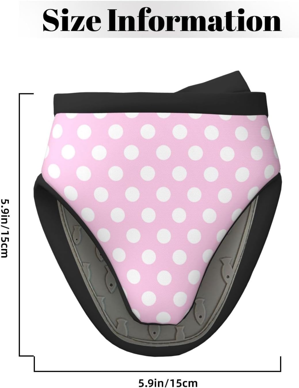 Oven Mitts Heat Resistant, Light Pink Polka Dot Print B Lining Silicone Mini Oven Mitts, Soft Kitchen Gloves Heat Resistant 500℉ for Cooking Baking Microwave with HangingLoop