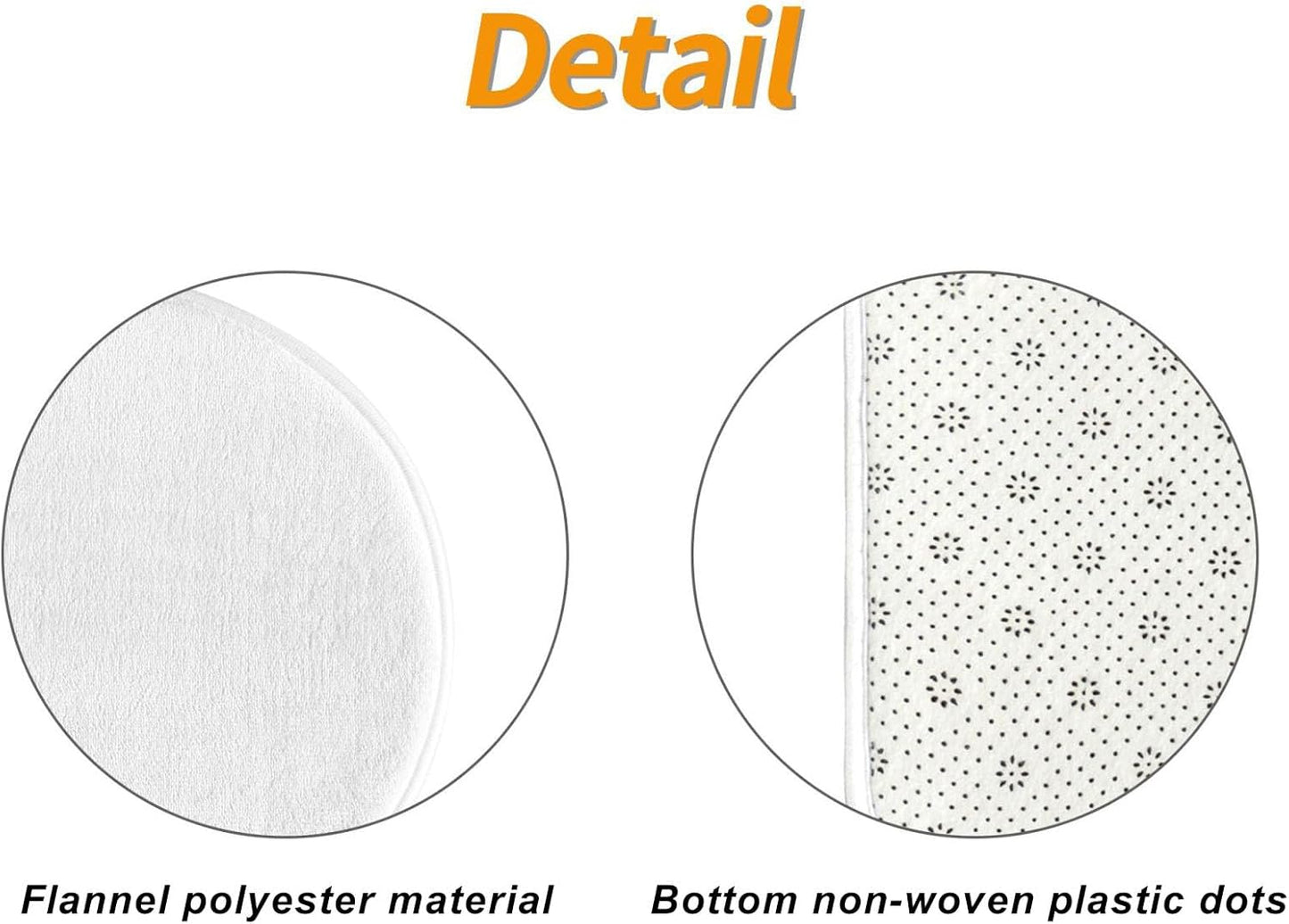 Custom Bathroom Rugs Sets 3 Piece Personalized Bath Rug Set Design Image Logo Text Non Slip Washable Absorbent Floor Mats with U-Shaped Contour Toilet Mat Light-Pink 31.5 x 19.7 Inch