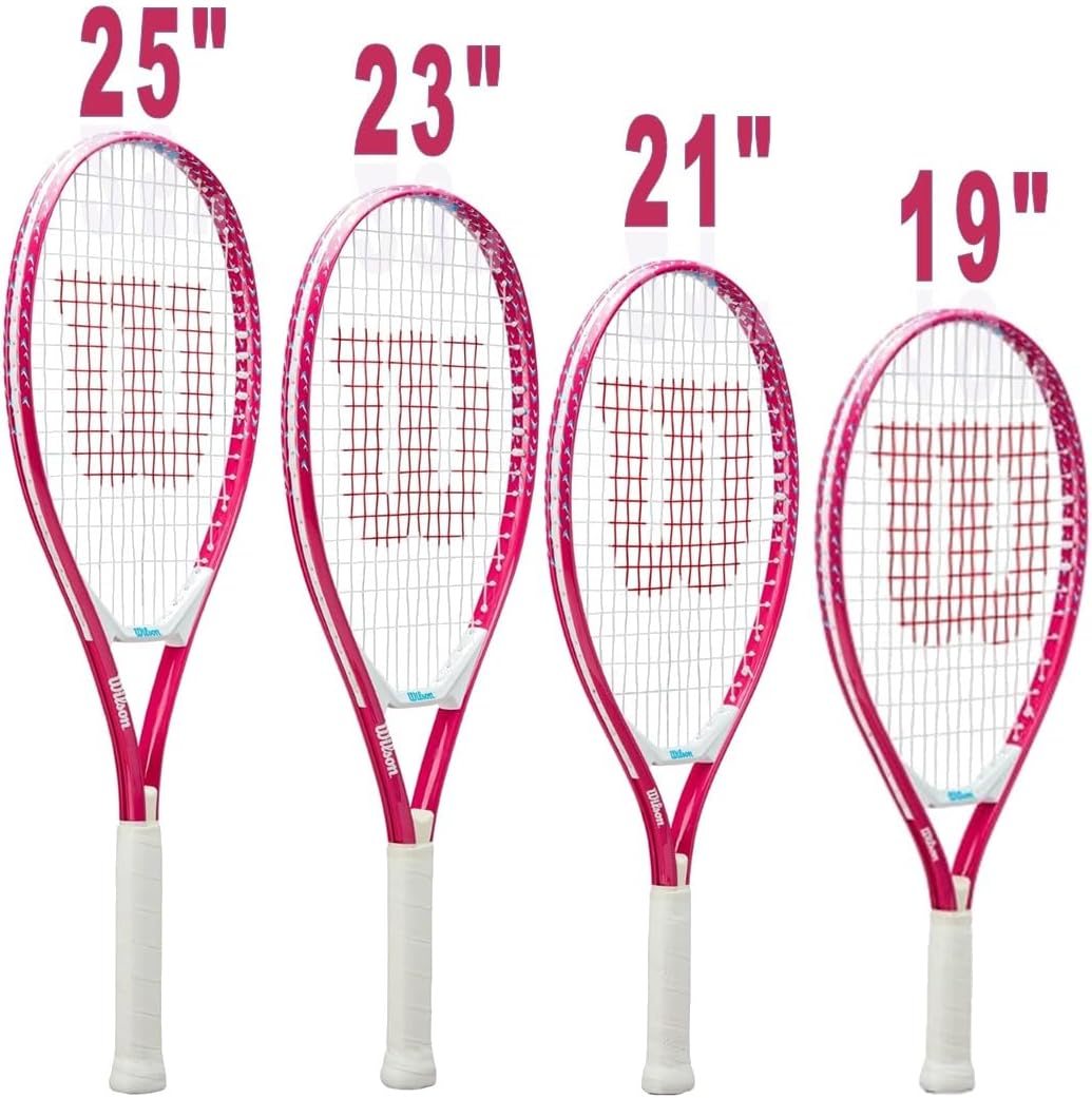 Wilson Ultra Power Jr Tennis Racquet (Pink) Bundled with a Wilson Advantage 2.5 Tennis Bag – Optional Accessories