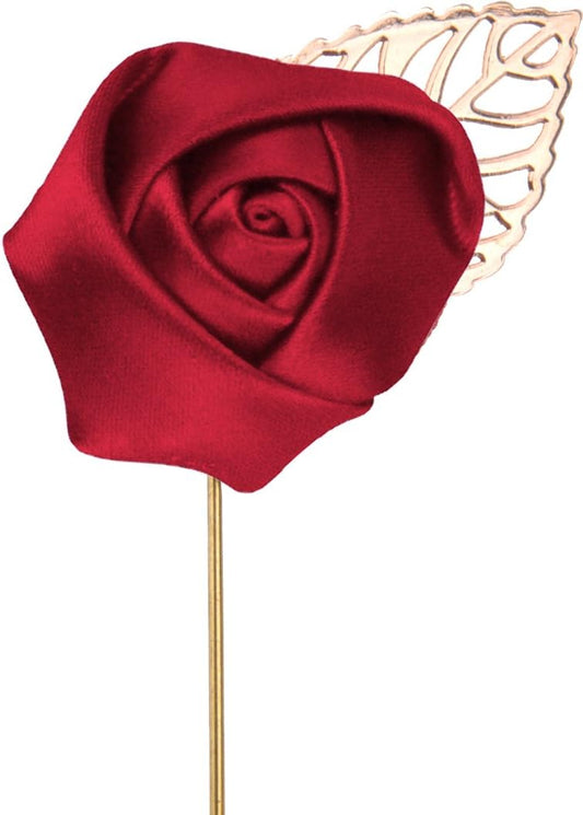 Flairs New York Gentleman's Essentials Premium Handmade Flower Lapel Pin Boutonniere