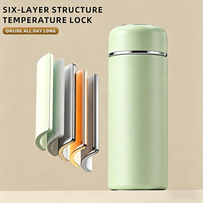 11oz Small Insulated Water Bottle, Leak Proof Stainless Steel Vacuum Insulated for Hot & Cold Drinks, Portable Mini Water Bottle for Travel, Purse or Kids Lunch Bag – Pink