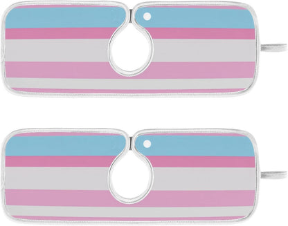 faucet mat with for kitchen sink Prevents Moisture hangable mats for kitchen sink for Kitchen Bathrooms 30”--Pink and Light Blue Straight Stripe Pattern