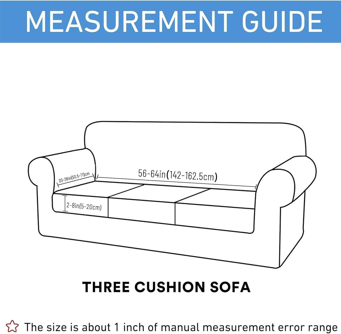 hyha Waterproof Couch Cushion Covers for Pets, Non Slip Sofa Cover for Dogs Washable, Soft Thick Stretch Jacquard Fabric, Sofa Slipcovers with Elastic Bottom (1 Piece for Large, Pink)