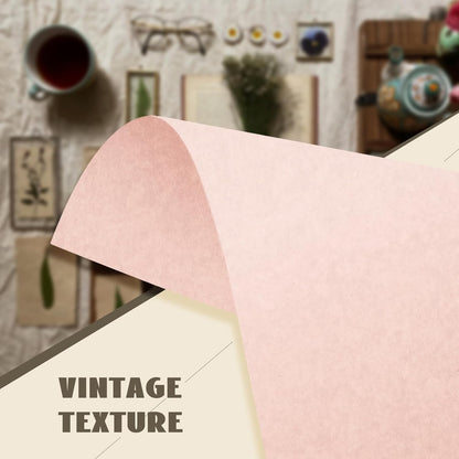 50 Sheets Pink Parchment Cardstock Paper 8.5 x 11, Goefun 65lb Cover (180 GSM) Light Pink Cardstock, Parchment Paper Sheets for Valentines Day, Wedding Invitations, DIY Cards, Crafts