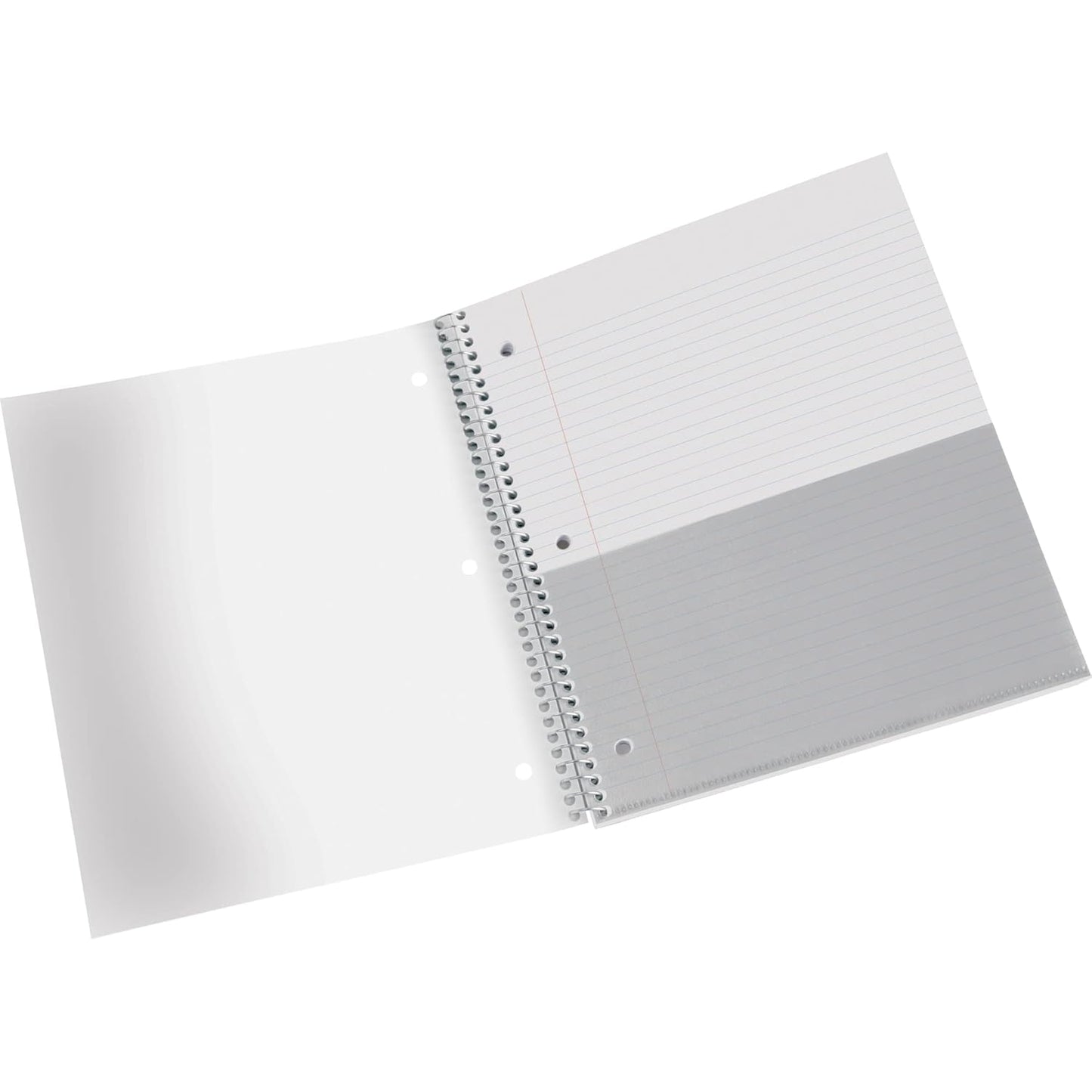 Office Depot® Brand Stellar Poly Notebook, 8-1/2" x 11", 5 Subject, College Ruled, 200 Sheets, Blush