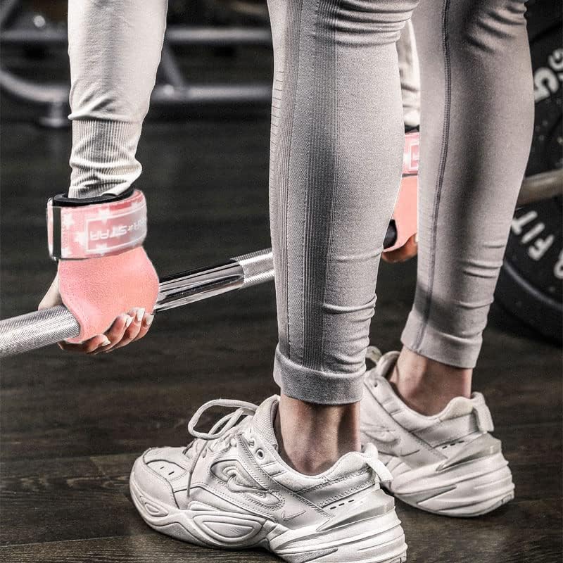 LARA STAR Weight Lifting Wrist Straps for Maximum Grip Support,Lifting Strap for Weightlifting, Gym Grips Hook for Deadlifts, Powerlifting, Heavy Shrug Women/Men