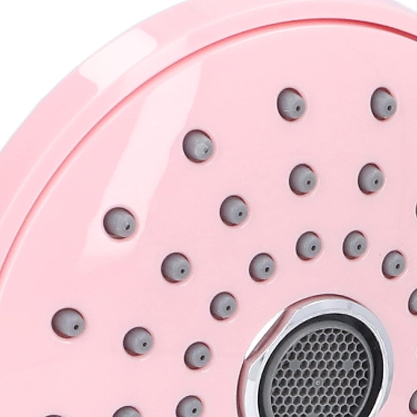 High Pressure Shower, Pressurized Handheld Shower with 2 Spray Functions for Bathroom, Hotel, and Bathtub (Cherry Pink)
