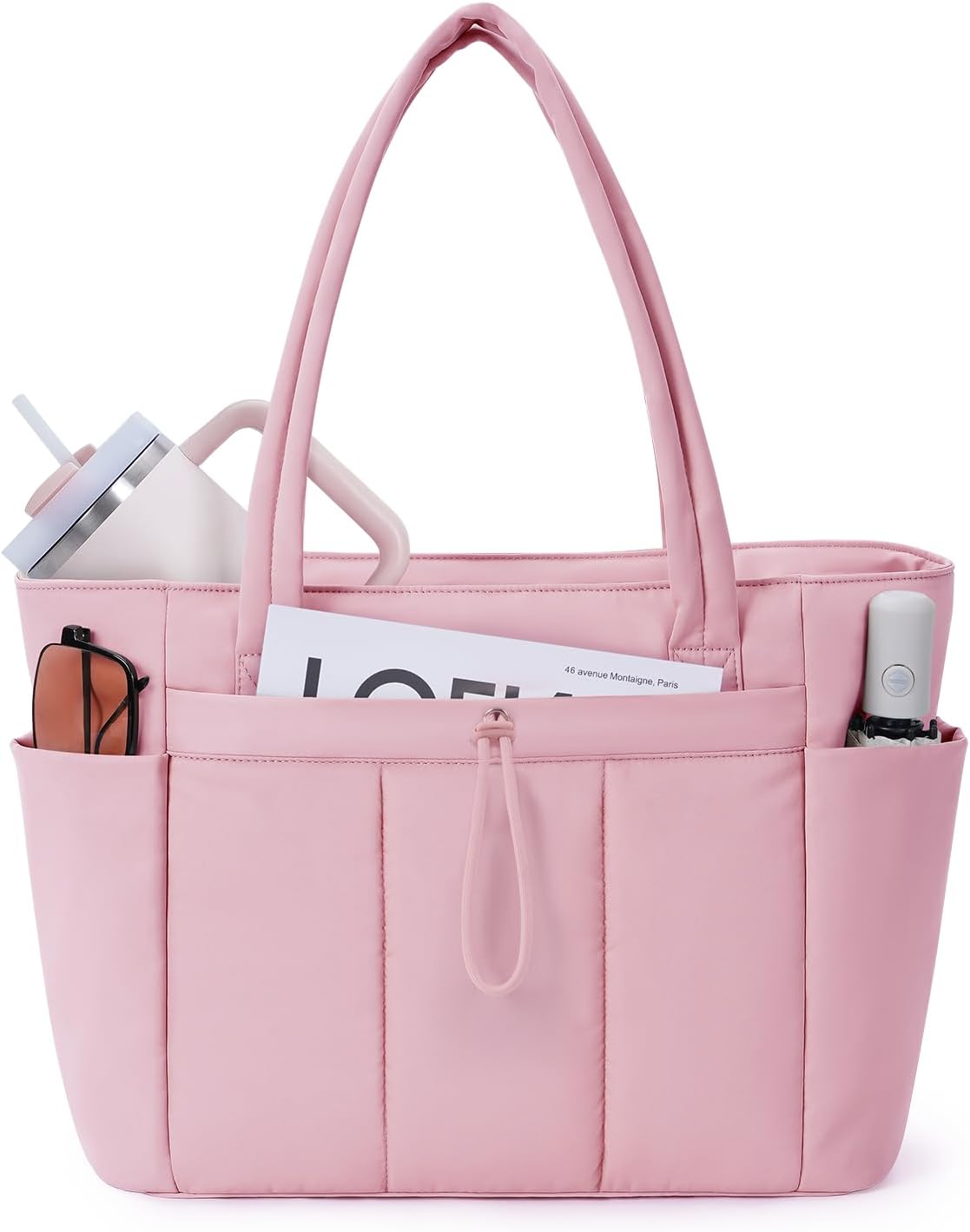 Wandering Nature Tote Bag for Women, Puffy Handbags for Work, Travel, Nurse