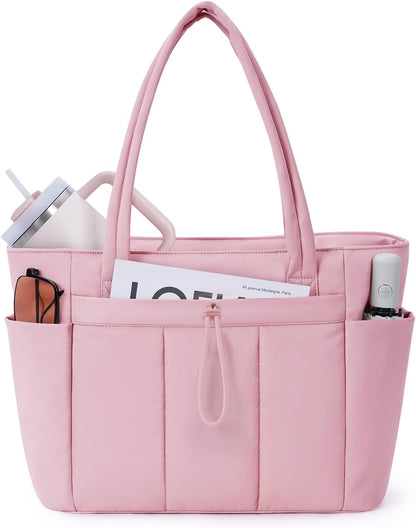 Wandering Nature Tote Bag for Women, Puffy Handbags for Work, Travel, Nurse