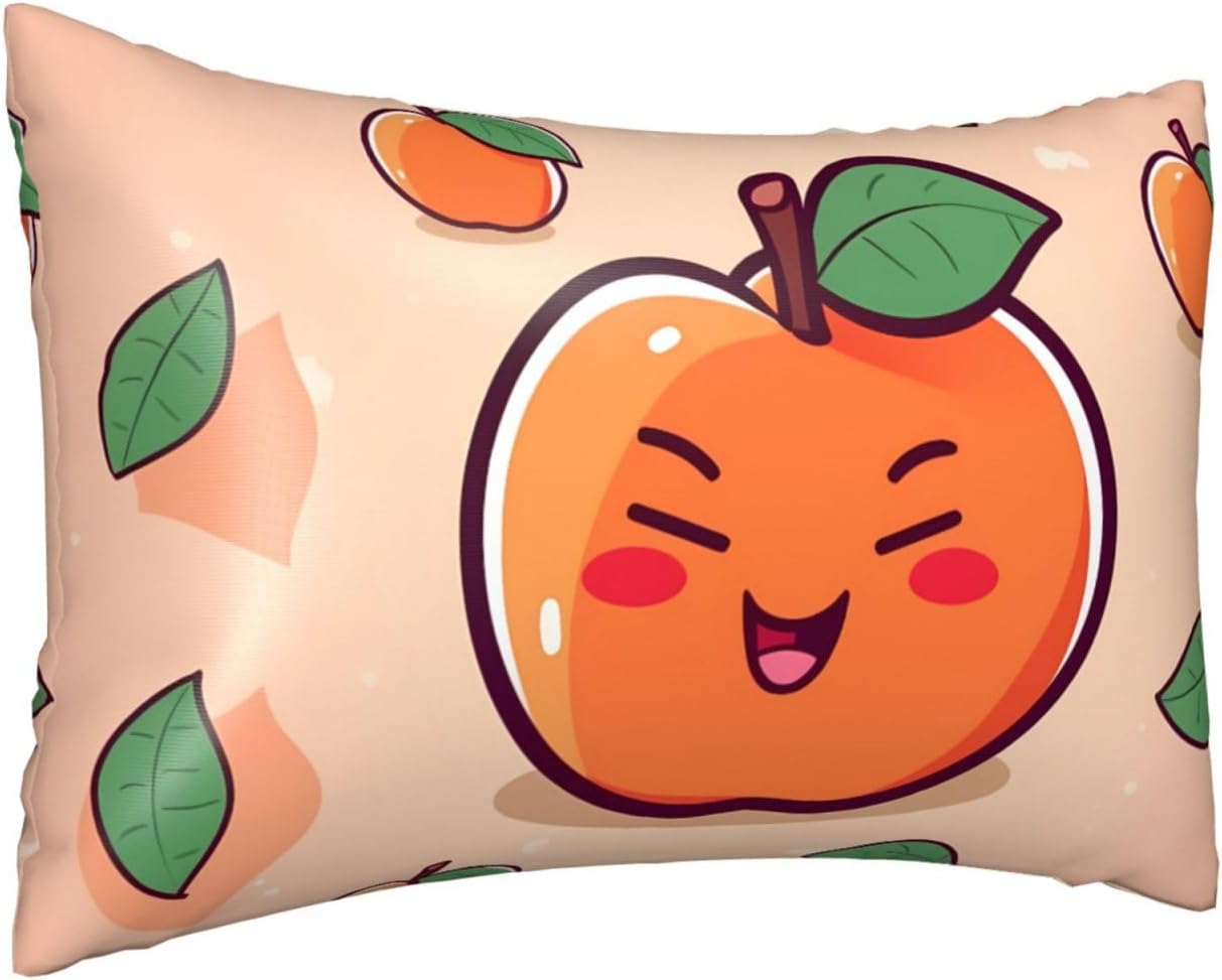 Satin Pillowcase for Hair and Skin, Pink Peach Pillow Cover Queen Size 20x30 Inch Soft Smooth Breathable Cooling Silky Pillow Cases with Hidden Zipper, Gifts for Women Men