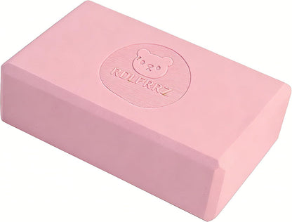 Premium Yoga Blocks - Non-Latex EVA Foam with Non-Slip Grip & Beveled Edges - Multiple Colors Available - Ideal for Yoga, Pilates, Meditation - Boost Stability, Balance and Deep Stretching