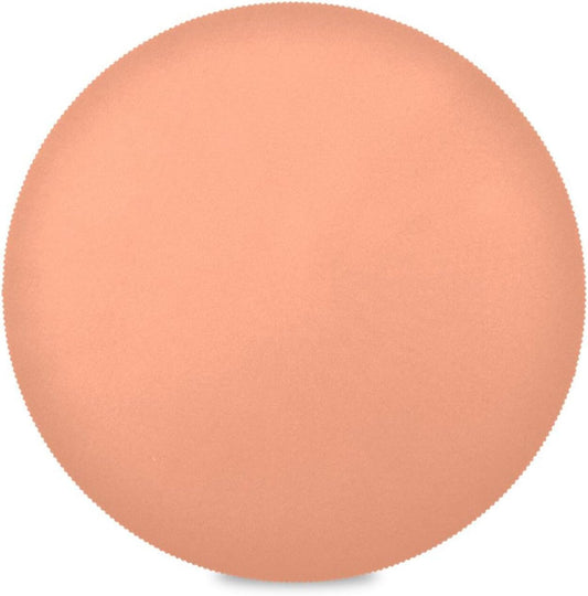 Peach Color Round Placemats Set of 4 Washable Table Mats Non-Slip Heat Resistant Place Mats for Kitchen Dining Tables Decoration