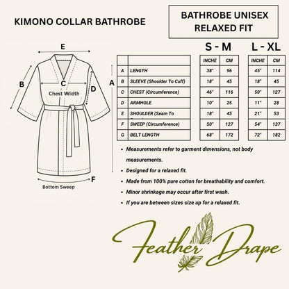 Women's Waffle Bathrobe – 100% Cotton, Lightweight & Absorbent, Spa Robe, Hotel & Lounge Robe