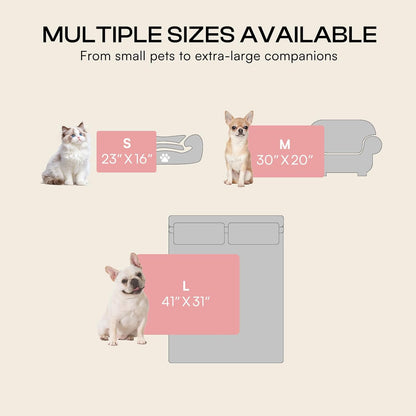 Luciphia 300GSM Fleece Dog Blanket for Small Medium Large Dogs 3D Jacquard 1 Pack 3 Flannel Puppy Cat Pet Throw Blankets Soft Washable Decorative Furniture Protect Pcs3-Grey/White/Pink, S(23''x16'')
