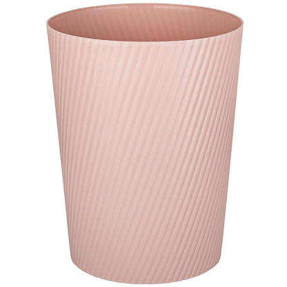 UUJOLY Small Trash Can Wastebasket Garbage Can Container Bins for Bathrooms, Laundry Room, Kitchens, Offices, Kids Rooms, Dorms (Pink)