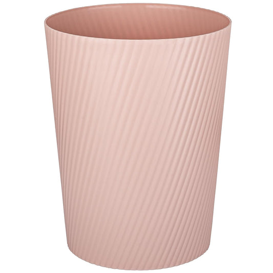 UUJOLY Small Trash Can Wastebasket Garbage Can Container Bins for Bathrooms, Laundry Room, Kitchens, Offices, Kids Rooms, Dorms (Pink)