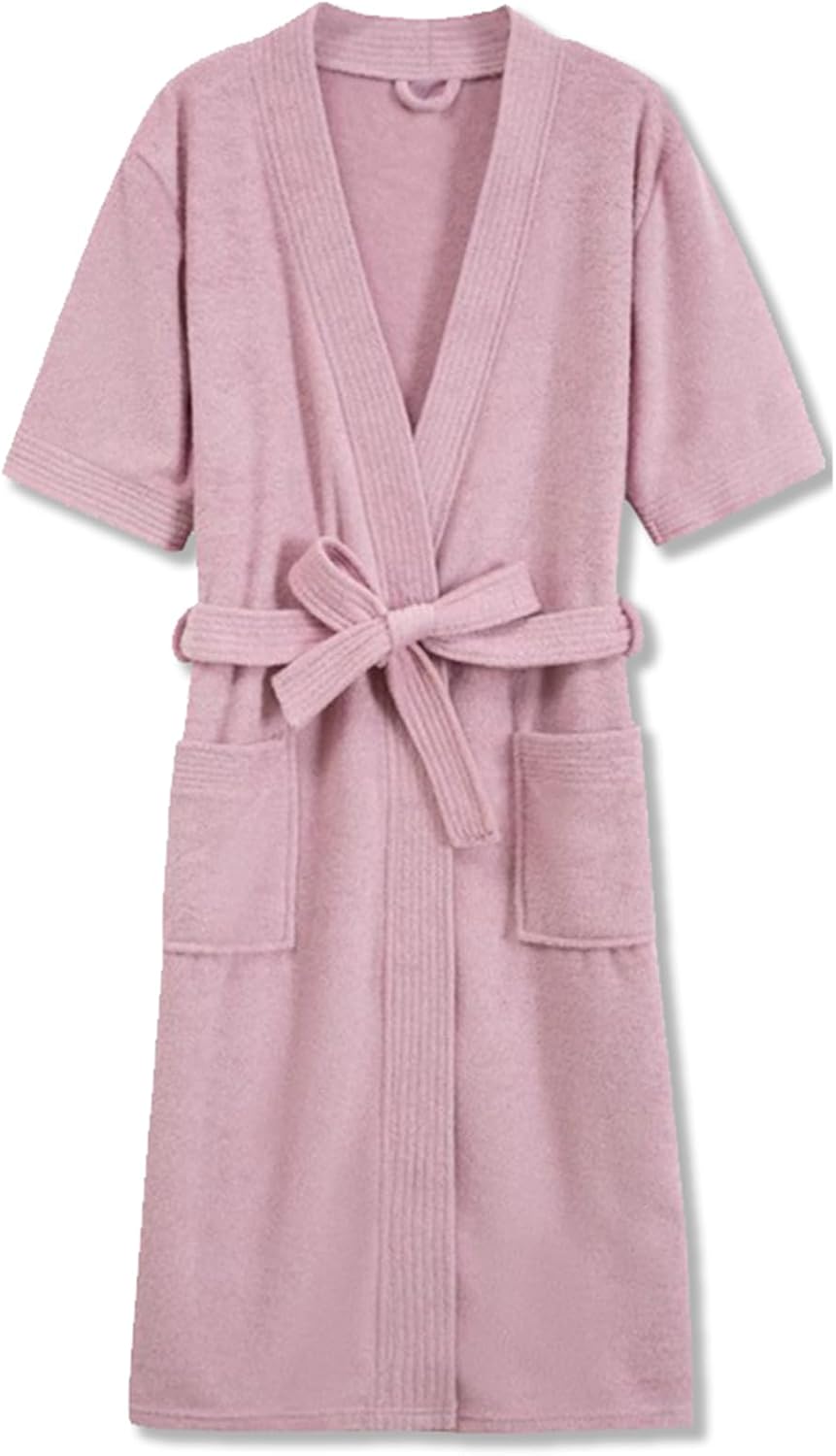 Women's Short Sleeve Terry Bathrobe