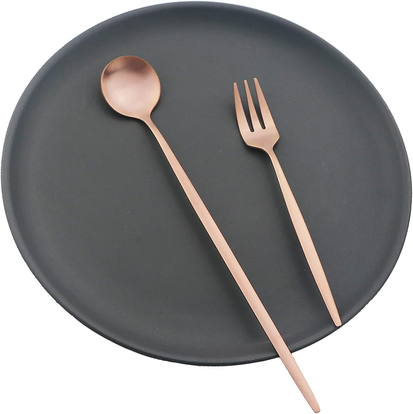 6-Pieces 7.87-inch Iced Tea Spoons With Long Handles, 18/0 Stainless Steel Ice Cream Coffee Dessert Spoon or Stirring Spoon Multipurpose Tea Spoon Set For Sundae, Cocktails