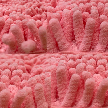 Bathroom Rugs Sets 3 Piece, Pink Extra Soft Absorbent Chenille Bath Rugs, Non Slip Rubber Backing Machine Washable Quick Dry Bath Mats for Bathroom Floor, Tub, Shower, Home Decor Accessories