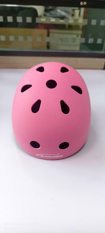 KAMUGO Kids Bike Helmet, Toddler Helmet for Ages 2-8 Boys Girls with Sports Protective Gear Set Knee Elbow Wrist Pads for Skateboard Cycling Scooter Rollerblading