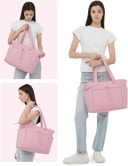 Wandering Nature Tote Bag for Women, Puffy Handbags for Work, Travel, Nurse