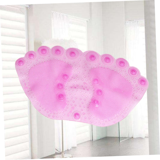 PRETYZOOM Non-Slip Bath Mat Quick Dry Absorbent Rug Slip Bath Mats for Tub Shower Kitchen Floor Pink