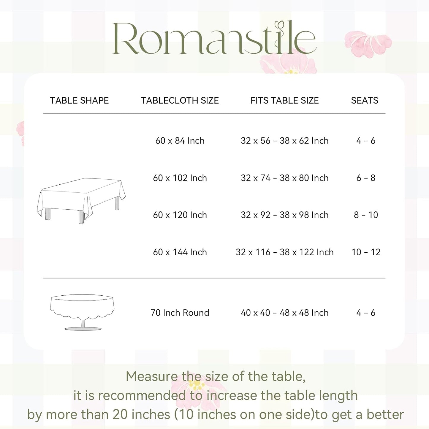 Romanstile Jacquard Round Tablecloth - Waterproof Damask Floral Pattern Decorative Table Cloth Heavy Weight Fabric Table Covers for Dinner, Parties, Outdoor - 70 Inch, Pink