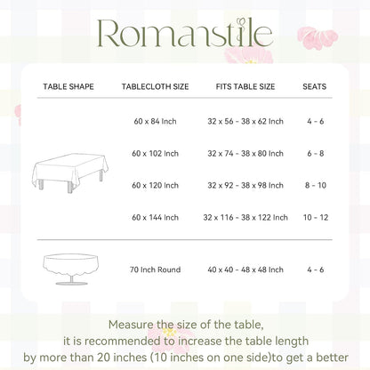 Romanstile Jacquard Round Tablecloth - Waterproof Damask Floral Pattern Decorative Table Cloth Heavy Weight Fabric Table Covers for Dinner, Parties, Outdoor - 70 Inch, Pink