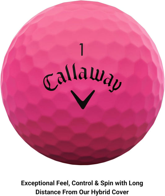 Callaway Golf Supersoft Golf Balls (2023, Pink)