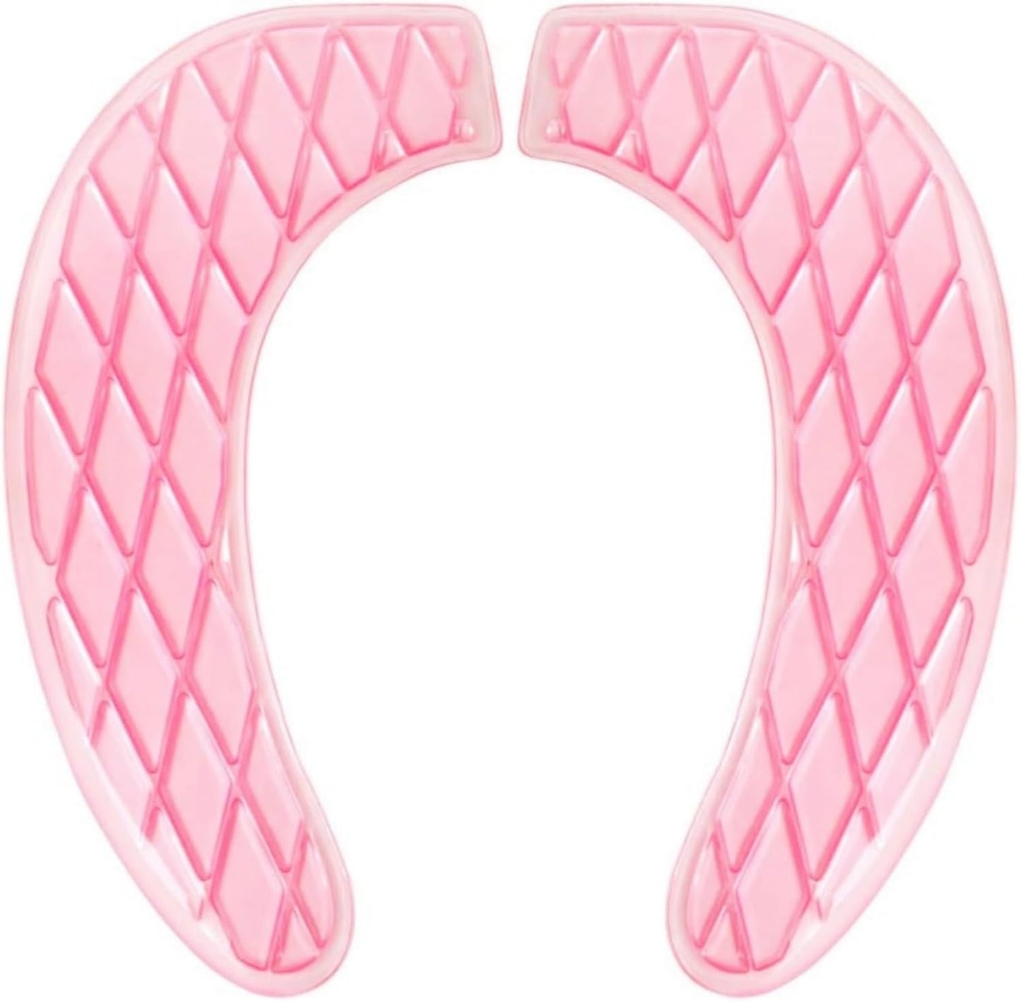 Gel Toilet Seat Cover, Toilet Seat Cushion, Toilet Cover Portable and Washable Toilet Seat Cover Universal, Washable for Standard U Shape Toilet Seats (Pink)