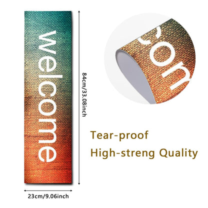 Customize Skateboard Grip Tape 33x9 Inch Add Your Photo Text Logo Personalized Non Slip Skateboard Tape Custom Waterproof Scooter Stickers, Salmon